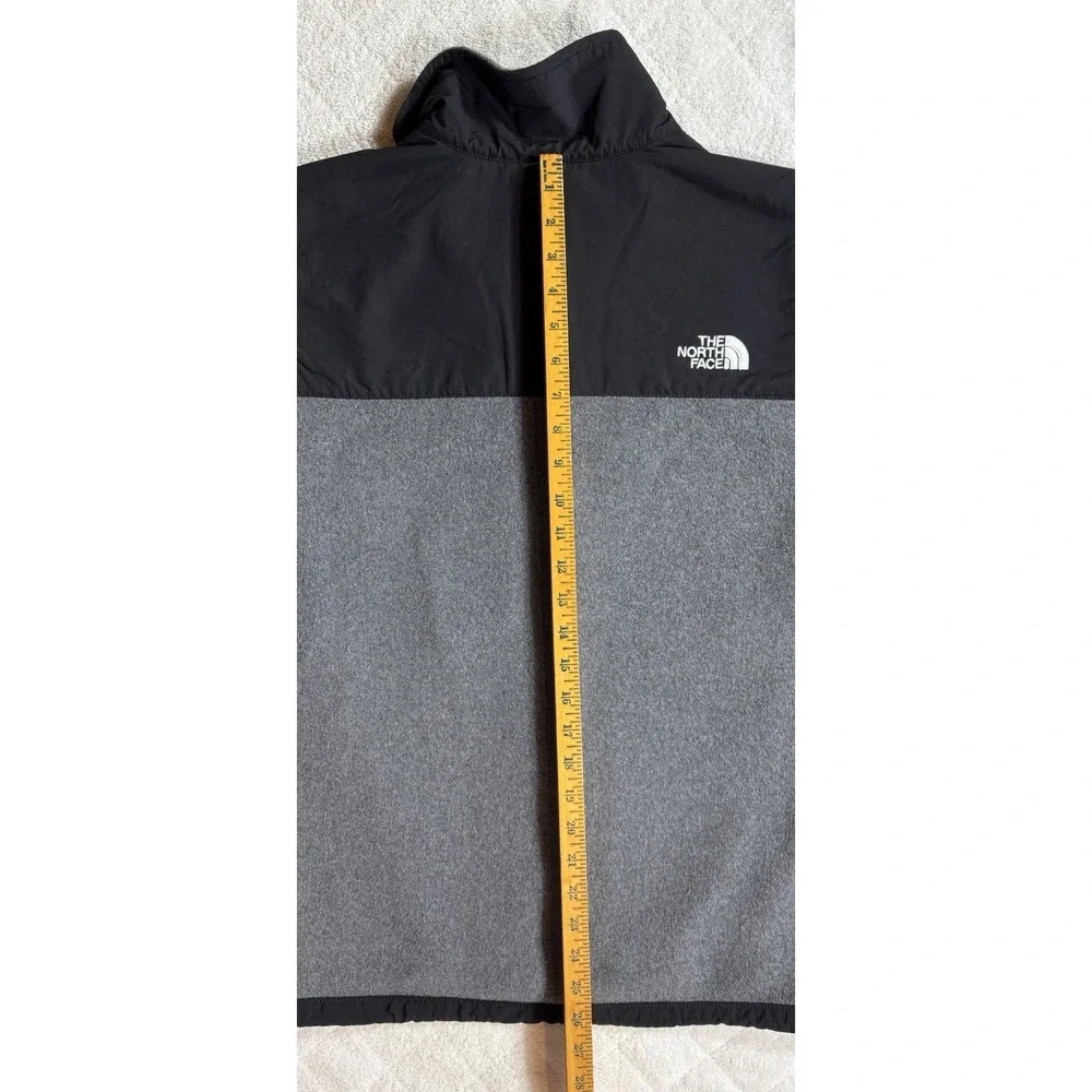 The North Face Men's Denali Fleece Jacket Polartec Sz Small BLK & Gray -2174